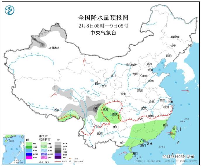 南方低温雨雪结束开始回温 华北黄淮等地有霾和大雾天气