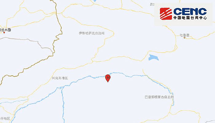 5月6日新疆地震最新消息：阿克苏地区沙雅县发生3.1级地震